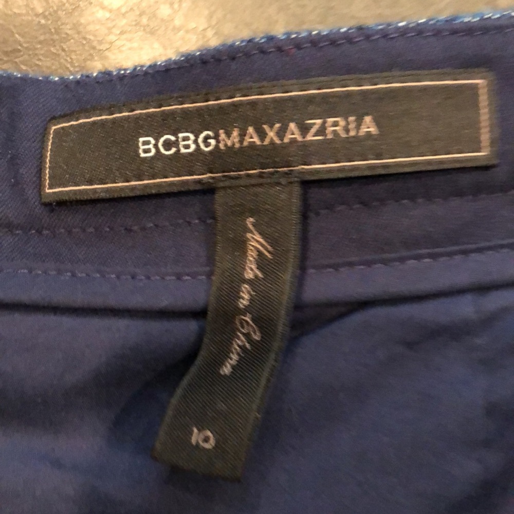 BCBG Maxazria Manne Dark Navy Skirt Size 10 - Picture 6 of 7